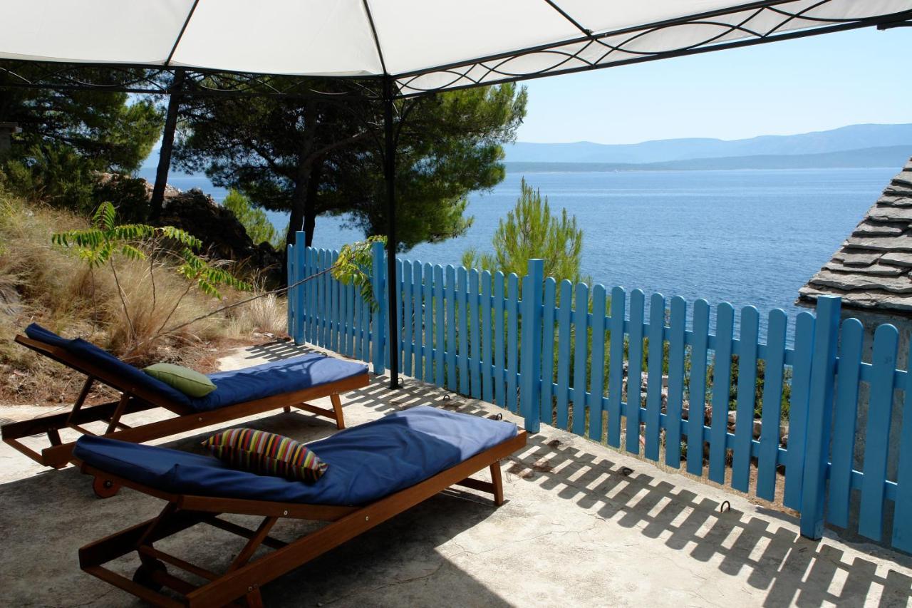 A Small Stone House By The Sea, In A Wineyard Nerežišće Exterior foto